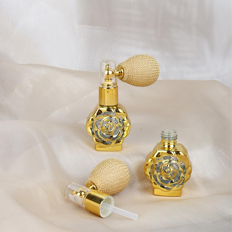 Perfume Fragrance Powder - 1Pcs 로즈 유리 향수 파우더 분무기