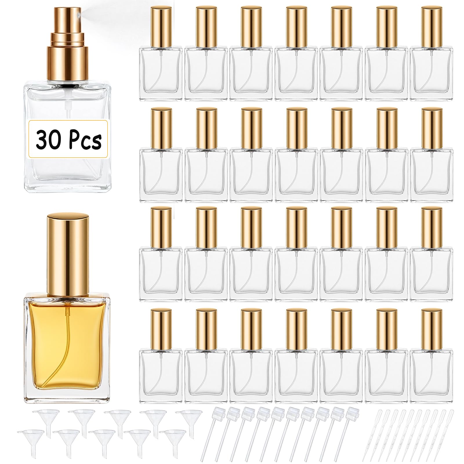 Perfume Fragrance Book - 고품질 30개 15ml 투명 유리 향수