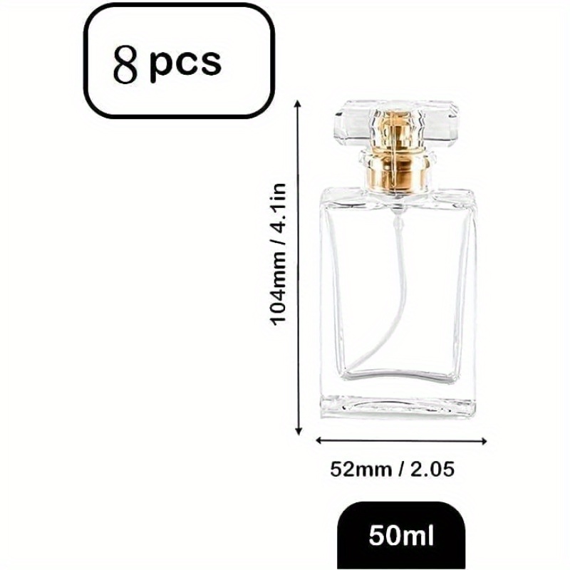 8pcs 30ml 유리 향수 병 빈 리필 가능 명확한  - Perfume Fragrance Book 리뷰 및 가격