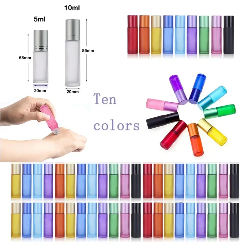 10/30/50Pcs 5-10ml 젖빛 유리 롤러 병  - Perfume Fragrance Book 리뷰 및 가격