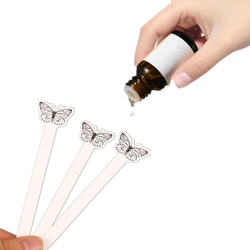 100Pcs 크리 에이 티브 나비 모양 테스트 아로마  - Perfume Fragrance Tester 리뷰 및 가격