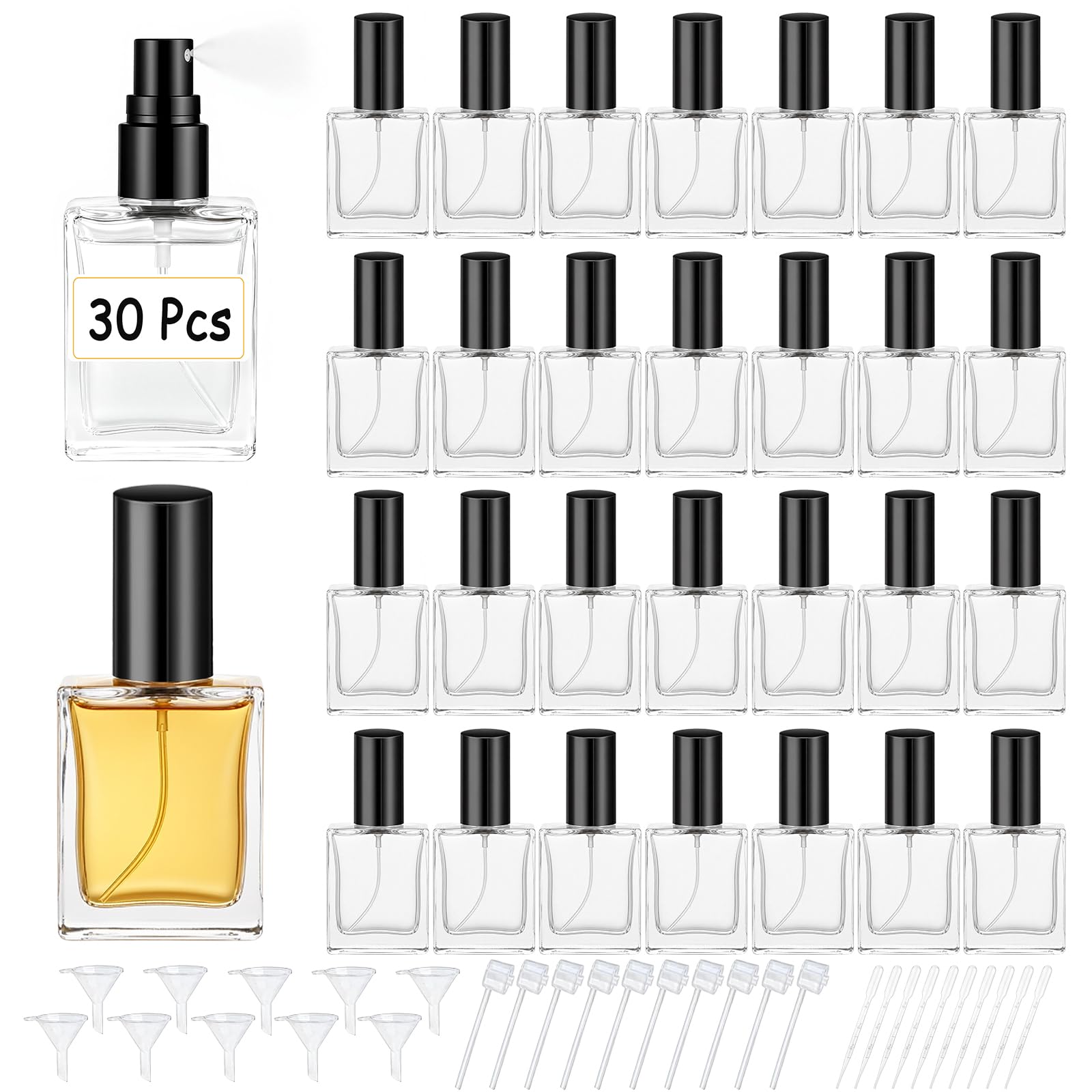 고품질 30개 15ml 투명 유리 향수 스프레이 병(포 - Perfume Fragrance Book 리뷰 및 가격