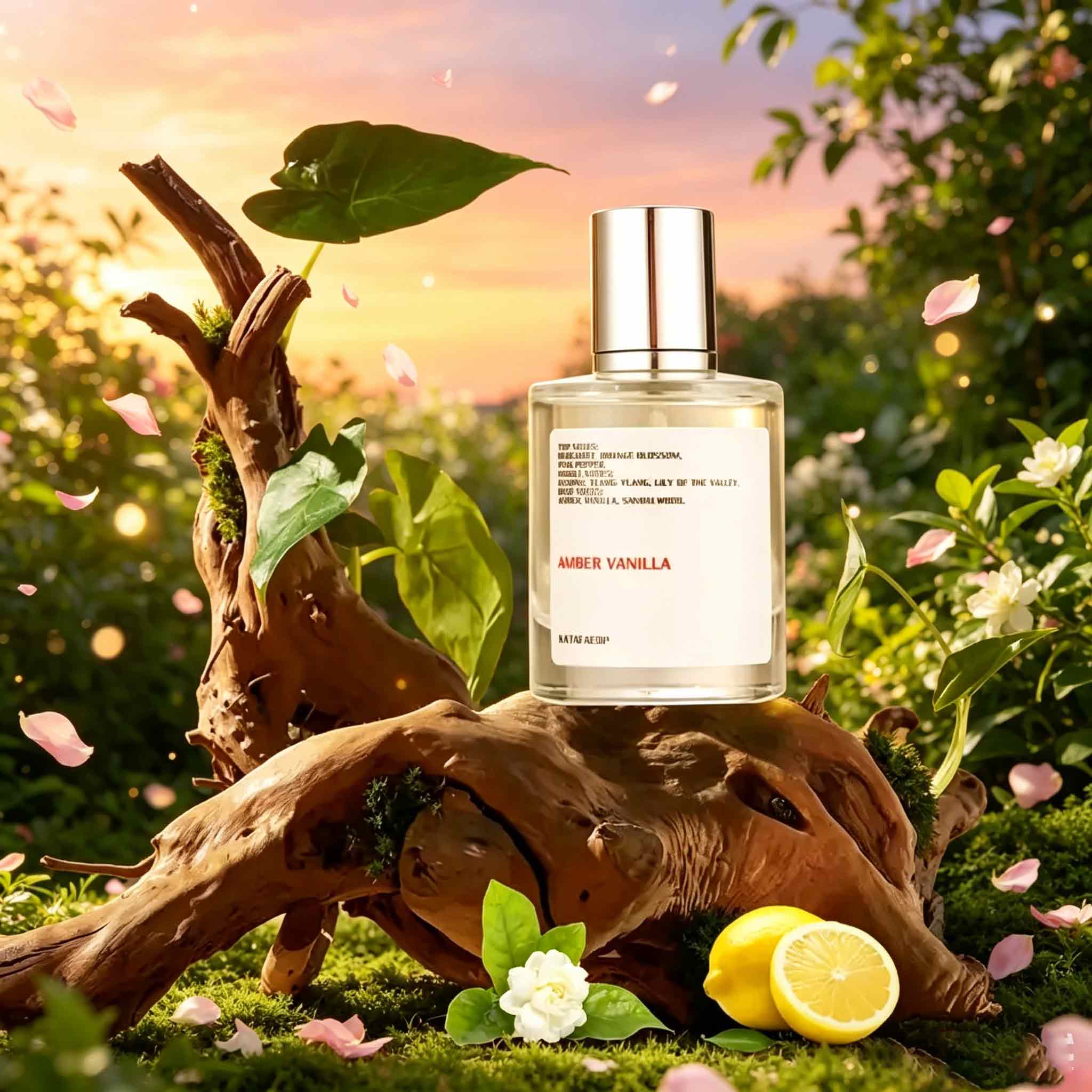 앰버 바닐라 향수, 시트러스 페어 향과 페퍼 파우더,  - Perfume Fragrance Powder 리뷰 및 가격