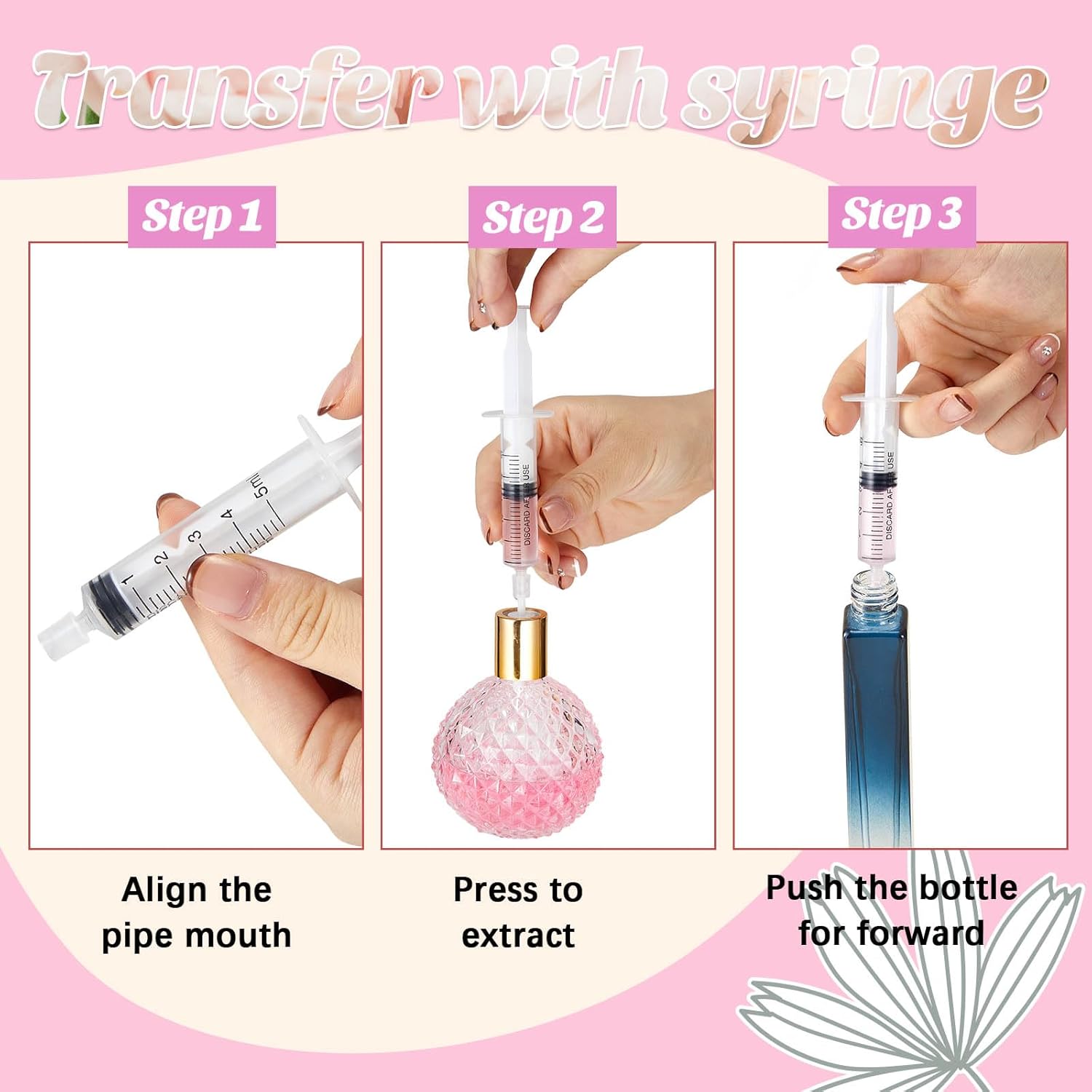 25/50PCS 향수 리필 펌프 도구 트랜스퍼 키트(당 - Perfume Fragrance Book 리뷰 및 가격