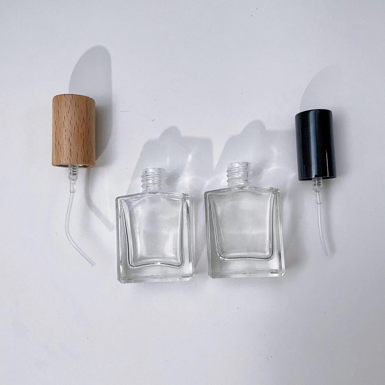 나무 뚜껑이 있는 투명한 두꺼운 유리 향수 스프레이 병 - Perfume Fragrance Book 리뷰 및 가격