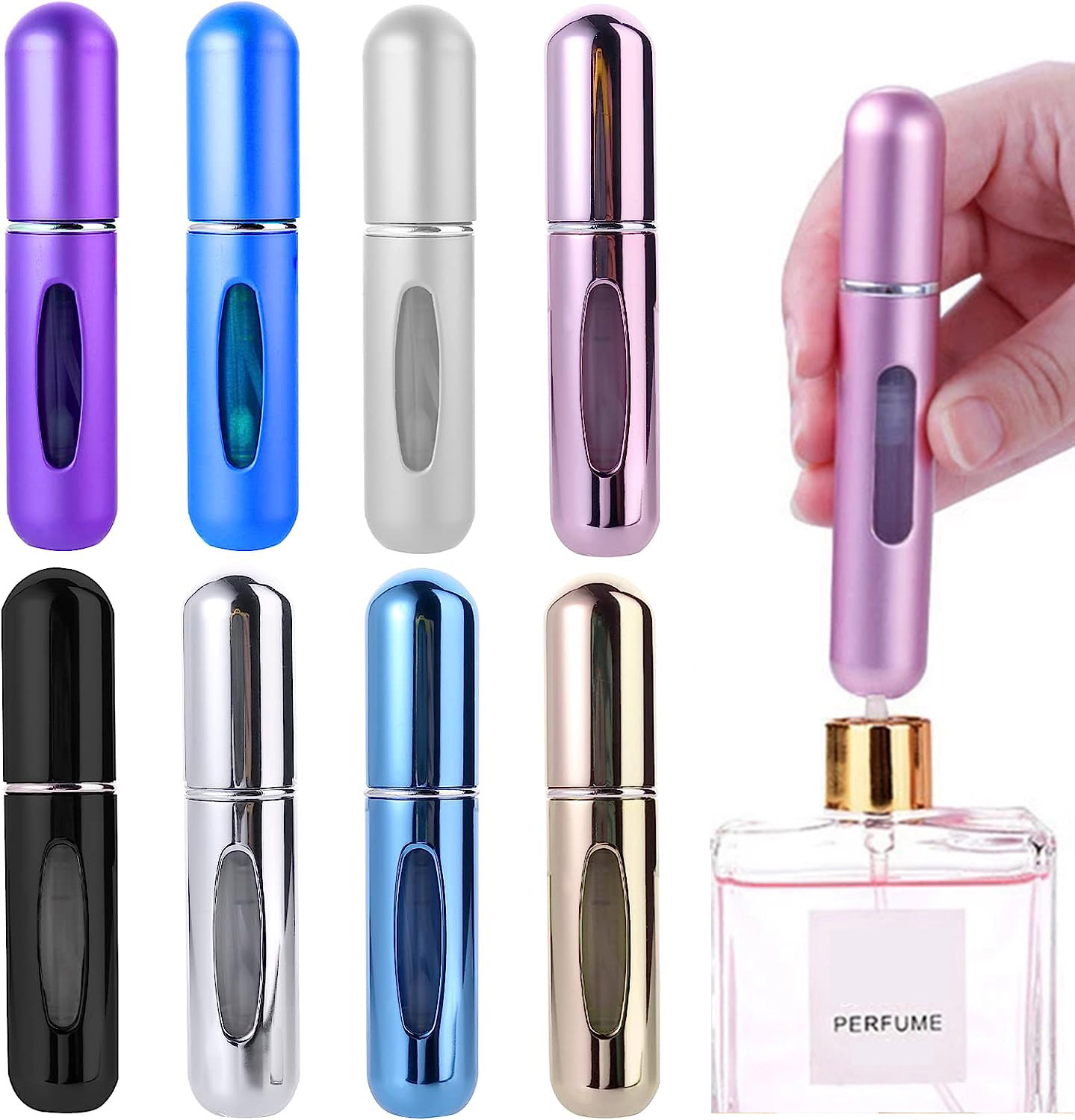 리필 가능한 미니 향수 병, 휴대용 화장품 병, 무화기 - Perfume Fragrance Book 리뷰 및 가격