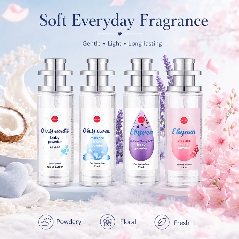 2개입 35ml 여성용 베이비 파우더 향수, 오래 지속 - Perfume Fragrance Samples 리뷰 및 가격
