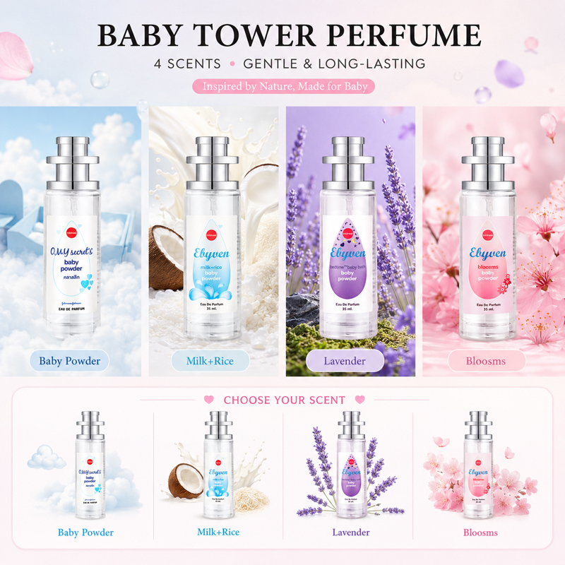 2개입 35ml 여성용 베이비 파우더 향수, 오래 지속 - Perfume Fragrance Samples 리뷰 및 가격