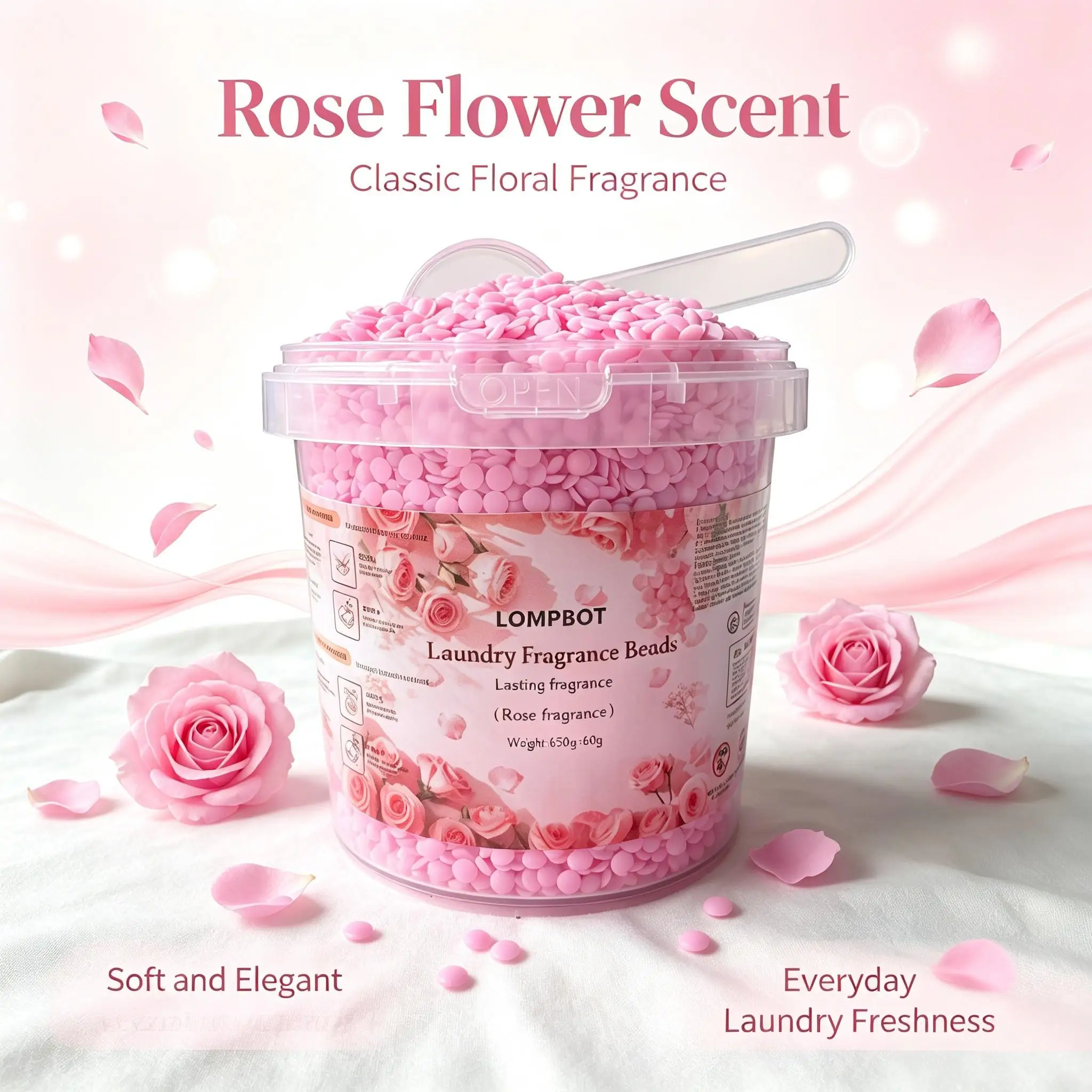 800g 대용량 세탁 향기 비즈(계량스쿱 포함), 오래 - Perfume Fragrance Powder 리뷰 및 가격