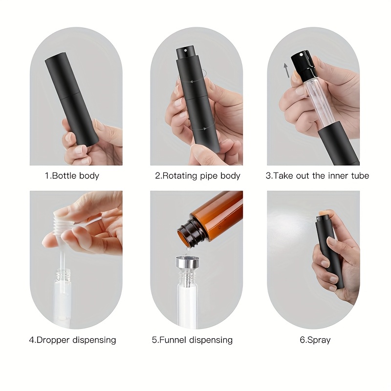 3개의 여행용 10ml 향수 스프레이 병 세트, 리필  - Perfume Fragrance Samples 리뷰 및 가격