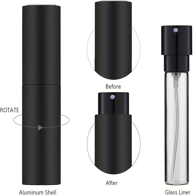 3개의 여행용 10ml 향수 스프레이 병 세트, 리필  - Perfume Fragrance Samples 리뷰 및 가격